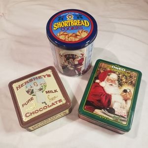 Vintage Hershey's, Oreo, and Shortbread Tins